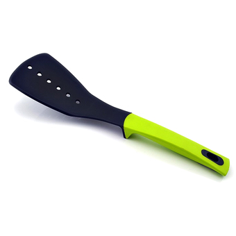 Non-stick Heat-Resistant Nylon Slotted Spatula Turner Kitchen Utensil (Random Color)