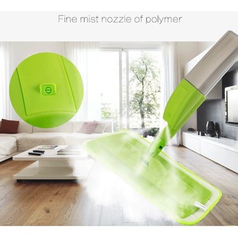New fashion spray mop Aluminium Pole Microfiber 360 rotating mop Multifunction rotate mops floor cleaning Tools (Green) – Intl