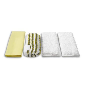 KARCHER ชุดผ้าไมโครไฟเบอร์ 4 ชิ้น สำหรับเครื่องทำความสะอาดระบบไอน้ำ