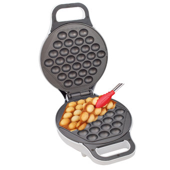 GetZhop เครื่องทำวาฟเฟิลฮ่องกง Egg Waffle Maker กำลังไฟ 640 W (White)