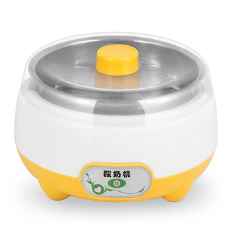 BEST DMALL Yogurt machine เครื่องทำโยเกิร์ต Portable Automatic Fruit Yogurt Maker Plastic liner D-002 Orange