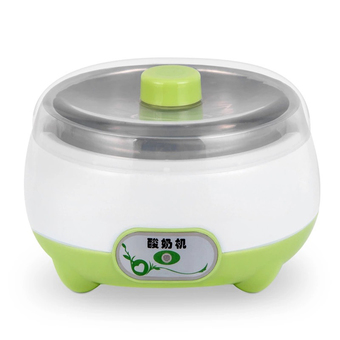 BEST DMALL Yogurt machine เครื่องทำโยเกิร์ต Portable Automatic Fruit Yogurt Maker Plastic liner D-003 Green