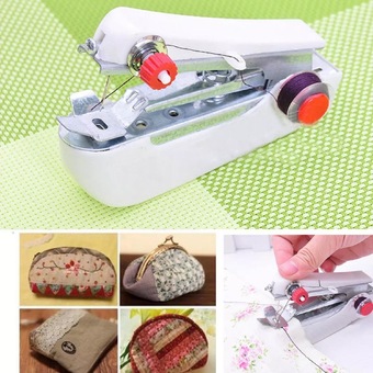 Kira จักรเย็บผ้ามือถือ ขนาดพกพา Mini Handheld Sewing Machine - White