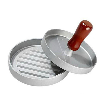 Kitchen Hamburger Press Patty Mold Maker Metal Machine 12cm/4.8inch New