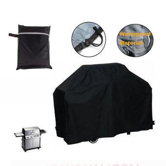 niceEshop Black Waterproof BBQ Cover Gas Grill Cover UV Protection Dust Proof BBQ Cover Gas Barbecue Grill Cover,Small