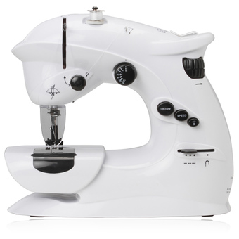 Ukicra จักรเย็บผ้าเล็กขนาดพกพา Sewing machine - สีขาว