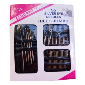 FD Premium เข็มเย็บผ้า ( 55 ชิ้น) Silver Needles Kit Set รุ่น ( HLM008)