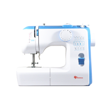 ASWIN Sewing Machine จักรเย็บผ้ากระเป๋าหิ้ว 4 เส้น รุ่น Bl4-434d - Blue/White