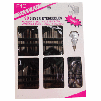 FD Premium เข็มเย็บผ้า (91 ชิ้น) 91 Silver Needles Kit Set รุ่น HLM002