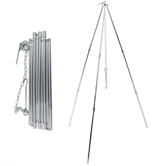 GETEK GoSport Portable Outdoor Charcoal BBQ Barbecue Leisure Household Tripod Grill Hoder