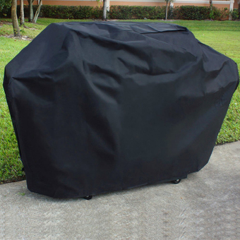 57 "Waterproof Anti-UV BBQ Cover Garden Patio Width Barbecue Grill Protection Black - Intl"