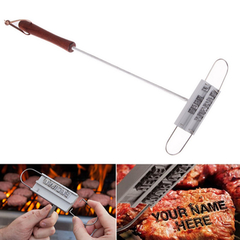 BBQ Barbeque Branding Iron Tools Set Changeable Letters Meat Steak Barbecue NEW