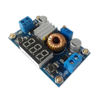 1Pcs 75W 5A Adjustable DC-DC Step-down Charge Module LED Driver with Voltmeter