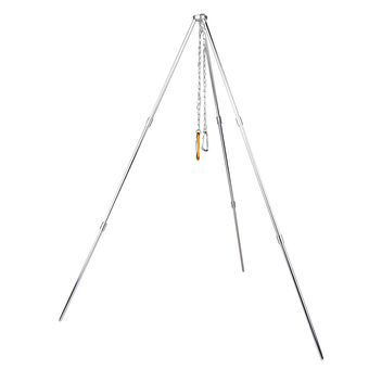 S &amp; F Aluminum Alloy Portable Outdoor Camping Barbecue BBQ Tripod Grill Holder
