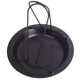 Yingwei Outdoor Chicken Roaster Rack With Bowl Tin BBQ Tools Black - Intl