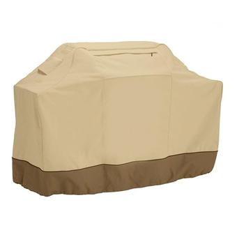 rooroom Waterproof BBQ Cover Gas Grill Cover UV Protection Dust Proof BBQ Cover Gas Barbecue Grill Cover,Beige,Small