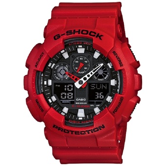 Casio G-Shock รุ่น GA-100B-4ADR - สีแดง