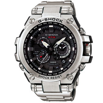 Casio G-Shock นาฬิกาข้อมือผู้ชาย สีเงิน สายเหล็ก รุ่น MTG-S1000D-1A