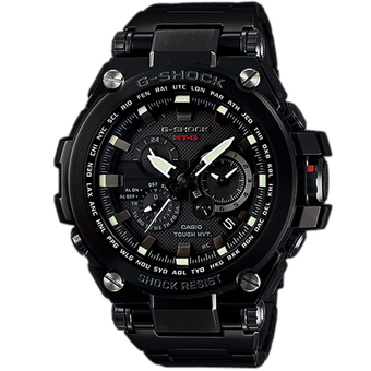 Casio G-Shock นาฬิกาข้อมือผู้ชาย สีดำ สายเหล็ก รุ่น MTG-S1000BD-1A