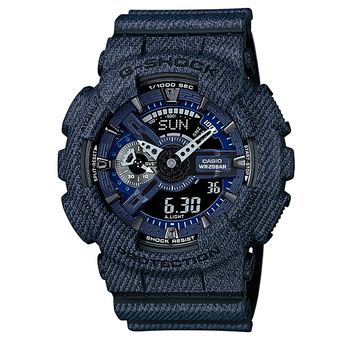 Casio G-Shock นาฬิกาข้อมือผู้ชาย สายเรซิ่น รุ่น GA-110DC-1A - สีดำ
