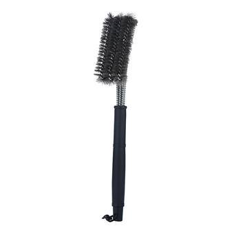 jaxuzha 16Inch BBQ Grill Brush 3 in 1 Druable StainlesSteel Barbecue Grill Cleaning Brush for Weber, Charbroil, Porcelain, Infrared Grills
