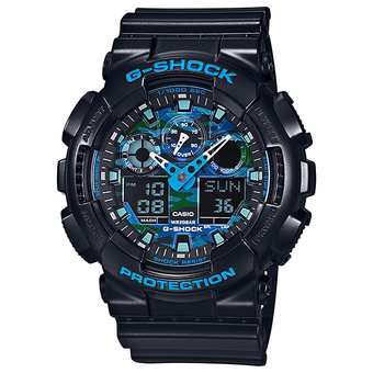 Casio G-Shock นาฬิกาข้อมือผู้ชาย สายเรซิ่น รุ่น Limited Edition GA-100CB-1ADR