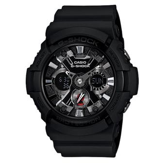 Casio G-Shock นาฬิกาข้อมือผู้ชาย สีดำ สายเรซิ่น รุ่น GA-201-1A