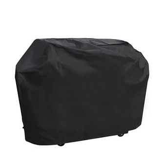 Waterproof BBQ Cover Grill Outdoor Fire Pit Gas Dust Rain Protector Round 58 Inch（Black）