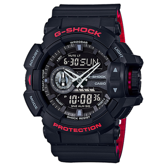 CASIO G-SHOCK รุ่น GA-400HR-1ADR นาฬิกาข้อมือ สายเรซิ่น สีดำ