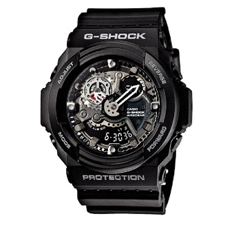 Casio G-Shock Men&#039;s Black Resin Strap Watch GA-300-1
