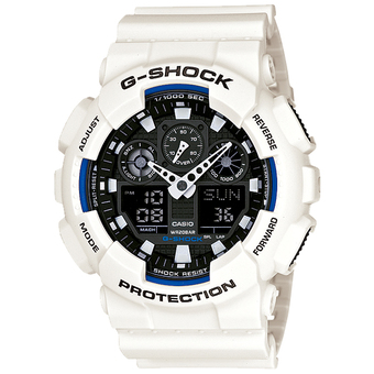 Casio G-Shock นาฬิกาข้อมือ Standard ANA-DIGI รุ่น GA-100B-7 (White)