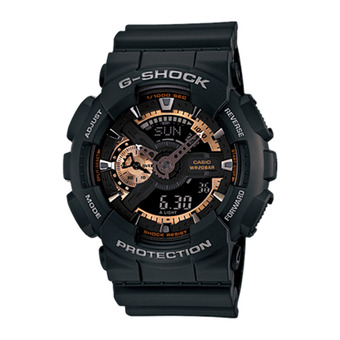 Casio G-Shock นาฬิกาข้อมือผู้ชาย สีดำ สายเรซิ่น รุ่น GA-110RG-1ADR (CMG)