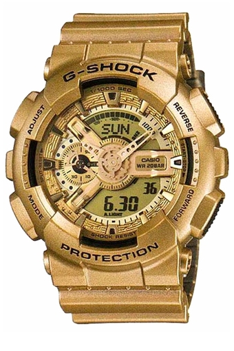 Casio G-Shock สีทอง สายเรซิน รุ่น GA-110GD-9ADR