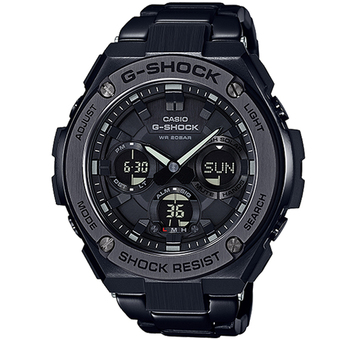 Casio G-Shock นาฬิกาข้อมือผู้ชาย สายเหล็ก รุ่น GST-S110BD-1B - สีดำ