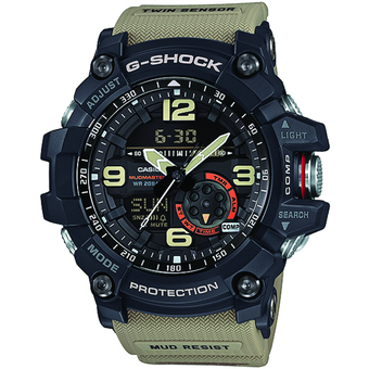Casio G-Shock นาฬิกาข้อมือผู้ชาย สายเรซิ่น รุ่น GG-1000-1A5DR สีดำ น้ำตาล
