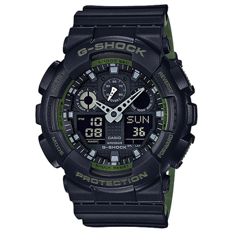 Casio G-Shock นาฬิกาข้อมือผู้ชาย สายเรซิ่น รุ่น GA-100L-1A