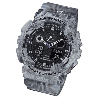Casio G-shock นาฬิกาข้อมือผู้ชาย รุ่น GA-100MM-8ADR (grey)