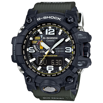 Casio G-Shock Mudmaster (CMG) นาฬิกาข้อมือผู้ชาย สายเรซิ่น รุ่น GWG-1000-1A3 (Green)