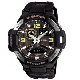 Casio G-Shock นาฬิกาข้อมือผู้ชาย สีดำ สายเรซิน รุ่น GA-1000-1BDR
