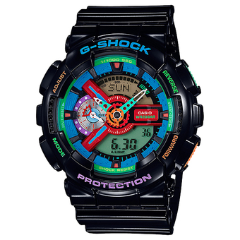Casio G-Shock นาฬิกาข้อมือผู้ชาย Limited Multi Color รุ่น GA-110MC-1A