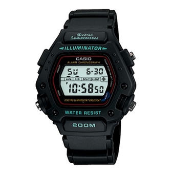Casio G-Shock Original นาฬิกาข้อมือผู้ชายสายเรซิ่น สีดำ รุ่น DW-290-1VS