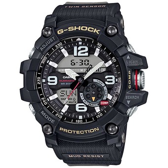 Casio G-shock นาฬิกาข้อมือผู้ชาย สีดำ สายเรซิ่น รุ่น GG-1000-1ADR