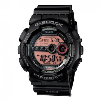Casio G-Shock Men&#039;s Black Resin Strap Watch GD-100MS-1