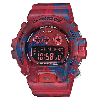 Casio G-Shock Mini นาฬิกาข้อมือผู้หญิง สายเรซิ่น รุ่น GMD-S6900F-4 - สีแดง