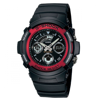 Casio G-shock นาฬิกาข้อมือ รุ่น AW-591-4ADR ( Black-Red )