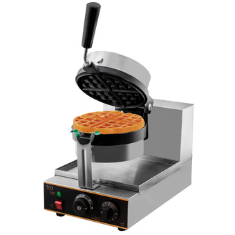 GetZhop เครื่องทำขนมวาฟเฟิล Waffle Maker รุ่นใหญ่ รุ่น LEHEHE 2205 (Silver)