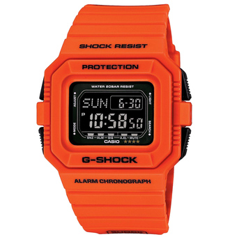 Casio G-Shock Men&#039;s Red Resin Strap Watch DW-D5500MR-4DR