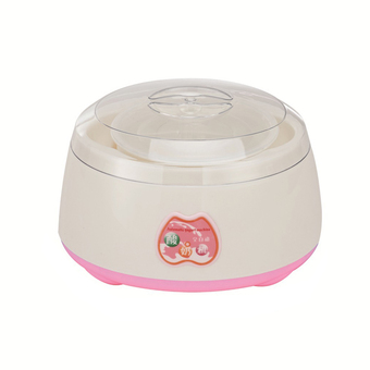 BEST Tmall เครื่องทำโยเกิร์ต Portable Automatic Fruit Yogurt Maker Plastic liner (Pink)