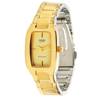 Casio นาฬิกาสำหรับผู้หญิง LTP-1165N-9C สายสแตนเลสสีทอง