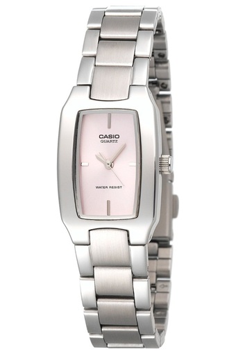 Casio นาฬิกาข้อมือผู้หญิง สายสแตนเลส รุ่น LTP-1165A-4CDF - สีเงิน(not defined)